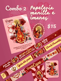 Combo 2 — Papelería, Manillas e Imanes