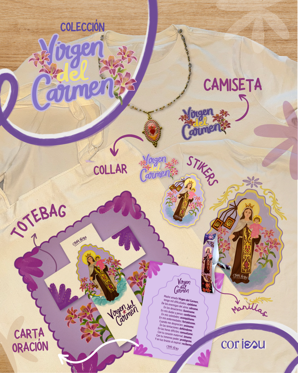 Carta de Oración Virgen del Carmen
