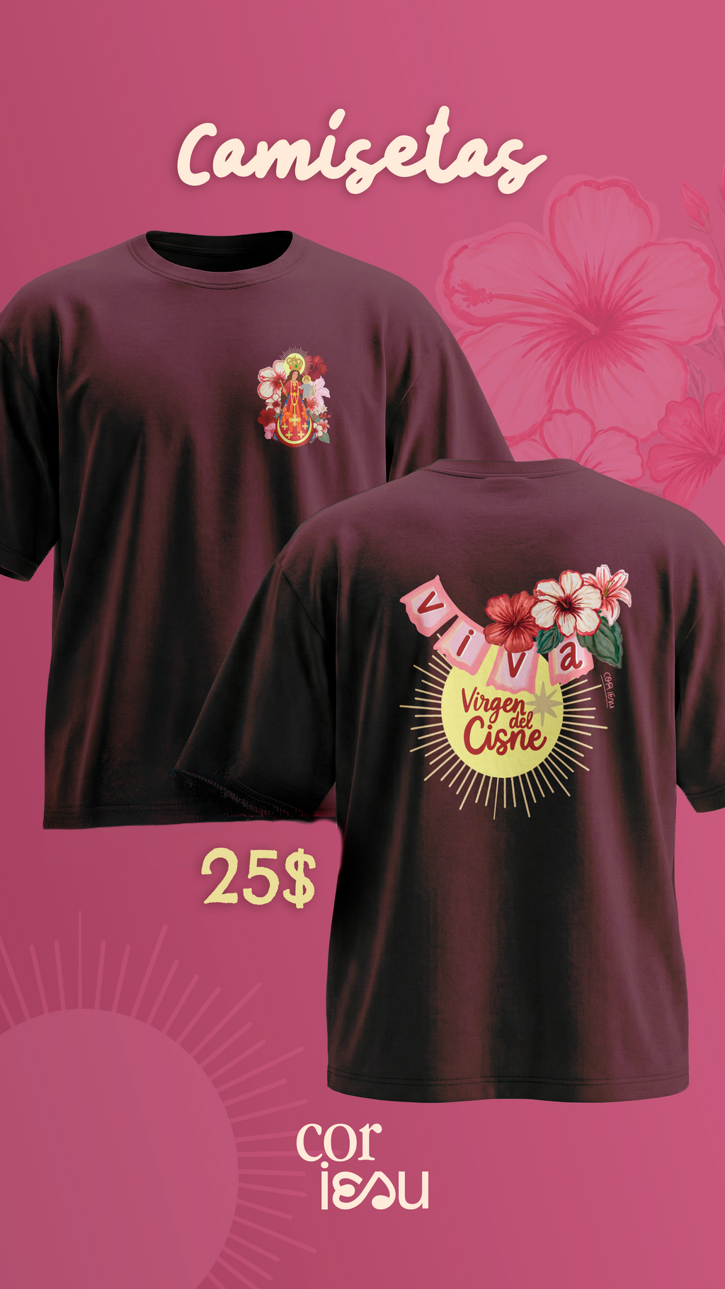 Camiseta Viva Virgen del Cisne