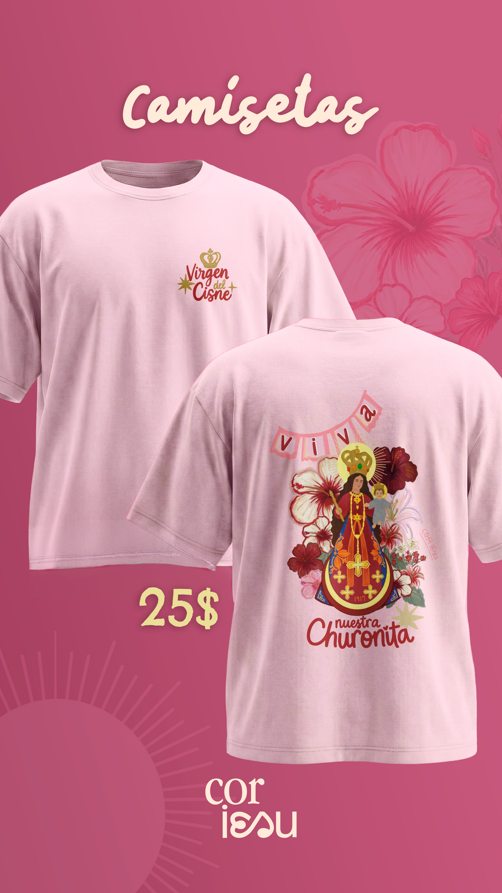 Camiseta Reina del Cisne